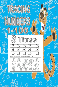 Tracing Numbers 1-100