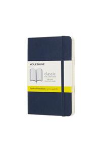 Moleskine Sapphire Blue Notebook Pocket Squared Soft