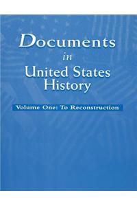 Documents in United States History