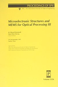 Microelectronic Structures & Mems For Optical Pr