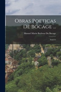 Obras Poeticas De Bocage ...