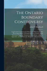 Ontario Boundary Controversy