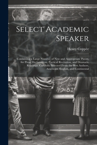 Select Academic Speaker