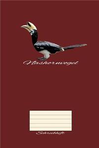 Nashornvogel Schreibheft