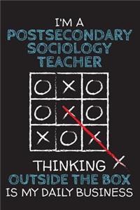 I'm a POSTSECONDARY SOCIOLOGY TEACHER
