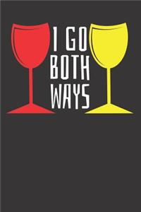 Wine Drinking Glass Notebook Journal