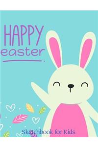 Happy Easter Sketchbook for Kids