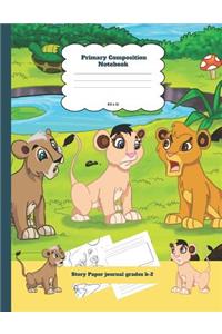 Primary Composition Notebook Story Paper Journal Grades K-2