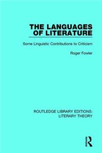 The Languages of Literature