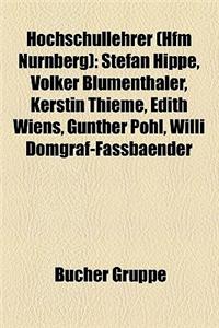 Hochschullehrer (Hfm Nurnberg)