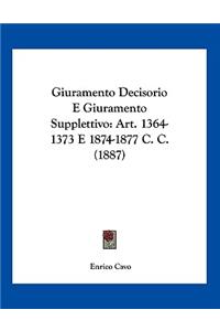 Giuramento Decisorio E Giuramento Supplettivo