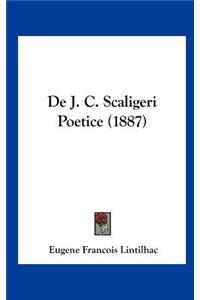 de J. C. Scaligeri Poetice (1887)