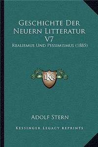 Geschichte Der Neuern Litteratur V7