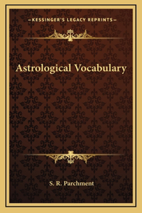 Astrological Vocabulary