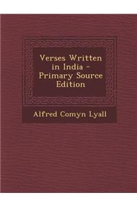 Verses Written in India