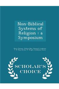 Non-Biblical Systems of Religion