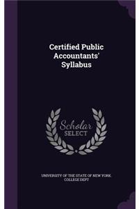 Certified Public Accountants' Syllabus