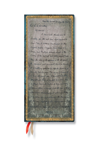 Paperblanks 2024 Frederick Douglass, Letter for Civil Rights Embellished Manuscripts Collection 12-Month Flexi MIDI Horizontal 176 Pg 100 GSM