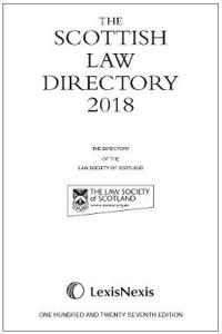 The Scottish Law Directory: The White Book 2018