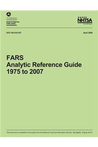 FARS Analytic Reference Guide, 1975 to 2007