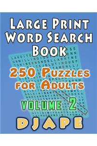 Large Print Word Search Book