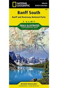 Banff South Map [Banff and Kootenay National Parks]: Trails Illustrated National Parks