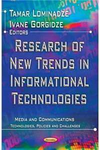 Research of New Trends in Informational Technologies