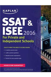 SSAT AMP ISEE 2016 PRIVATE INDEPEND S