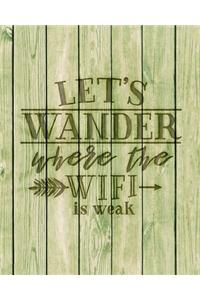 Let's Wander Where The WiFi Is Weak