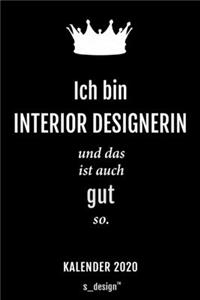 Kalender 2020 für Interior Designer / Interior Designerin