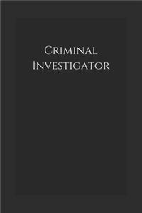 Criminal Investigator