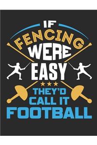 If Fencing Were Easy They'd Call It Football