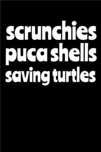 Scrunchies Puca Shells Saving Turtles