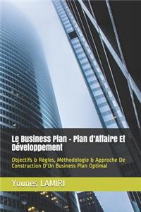 Business Plan - Plan d'Affaire Et Développement