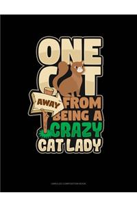 One Cat Away From Being A Crazy Cat Lady