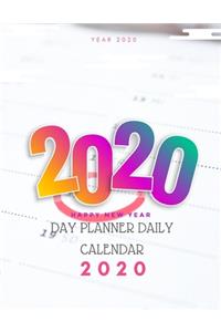 Day Planner Daily Calendar 2020
