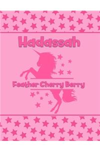 Hadassah Feather Cherry Berry