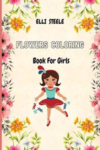 Flowers Coloring Book For Girls