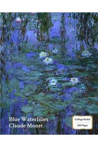 Blue Waterlilies (Monet) Notebook/Journal