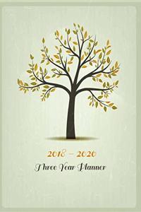 2018-2020 Three Year Planner: 2018 - 2019 - 2020 Year At A Glance and Yearly Overview / Goal. 3 Year Monthly Schedule Organizer. Agenda Planner for Three Years (36 Months Calenda