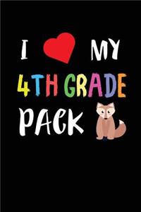 I Love My 4th Grade Pack