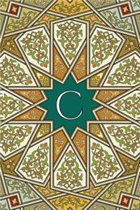 Monogram C Blank Book