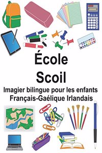 Français-Gaélique Irlandais École/Scoil Imagier bilingue pour les enfants