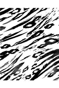 Zebra Leopard Pattern Notebook