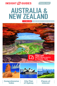 Insight Guides Travel Map Australia & New Zealand (Insight Maps)