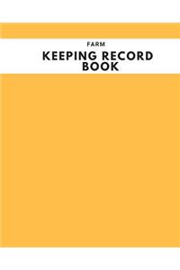Farm Record Keeping Book