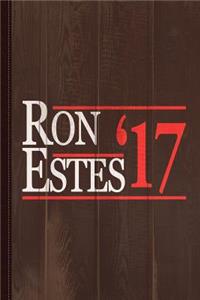 Ron Estes for Congress 2017 Journal Notebook
