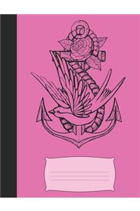 Anchore Swallow & Rose Composition