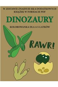 Kolorowanka dla 4-5-latków (Dinozaury)