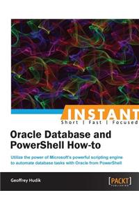 Oracle Database and Powershell How to